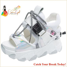Load image into Gallery viewer, Catch A Break Leisure Mixed Color Shoes - White / 5 - Shoes