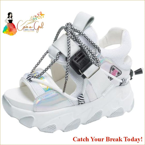 Catch A Break Leisure Mixed Color Shoes - White / 5 - Shoes