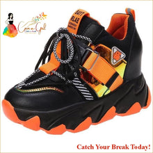 Load image into Gallery viewer, Catch A Break Leisure Mixed Color Shoes - Orange / 5 - Shoes