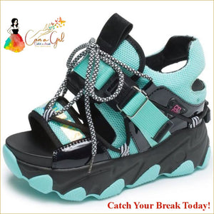 Catch A Break Leisure Mixed Color Shoes - Blue / 4 - Shoes