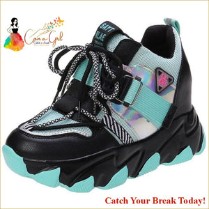 Catch A Break Leisure Mixed Color Shoes - Green / 6.5 - 