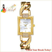 Load image into Gallery viewer, Catch A Break Luxury Gold Bracelet Watch - watch