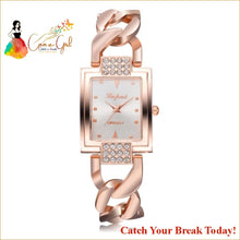 Load image into Gallery viewer, Catch A Break Luxury Gold Bracelet Watch - rose gold 2 / 