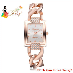 Catch A Break Luxury Gold Bracelet Watch - rose gold 2 / 