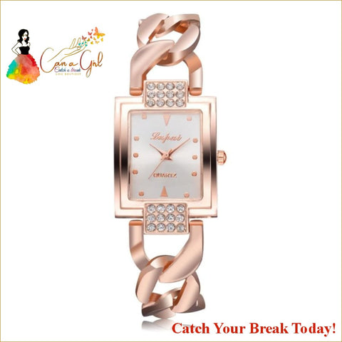 Catch A Break Luxury Gold Bracelet Watch - rose gold 2 / 
