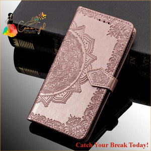 Catch A Break Luxury Leather Wallet Flip Cover Case For 