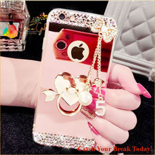 Load image into Gallery viewer, Catch A Break Luxury Rhinestone Case Cover - For iphone 6 6S