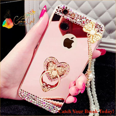 Catch A Break Luxury Rhinestone Case Cover - accessories