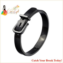 Load image into Gallery viewer, Catch A Break Luxury Roman Titanium Stainless Steel Bangle -