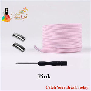 Catch A Break Magnetic Shoelace - Pink / United States - 