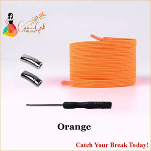 Catch A Break Magnetic Shoelace - Orange / United States - 
