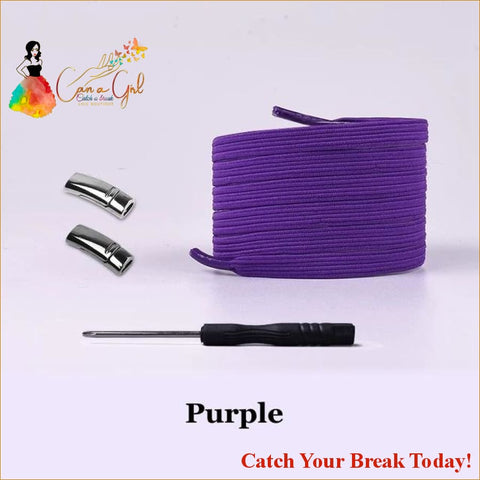 Catch A Break Magnetic Shoelace - Purple / United States - 