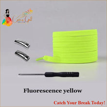 Load image into Gallery viewer, Catch A Break Magnetic Shoelace - Fluorescence yellow / 