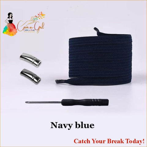 Catch A Break Magnetic Shoelace - Navy blue / United States 