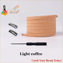 Load image into Gallery viewer, Catch A Break Magnetic Shoelace - Light coffee / United 