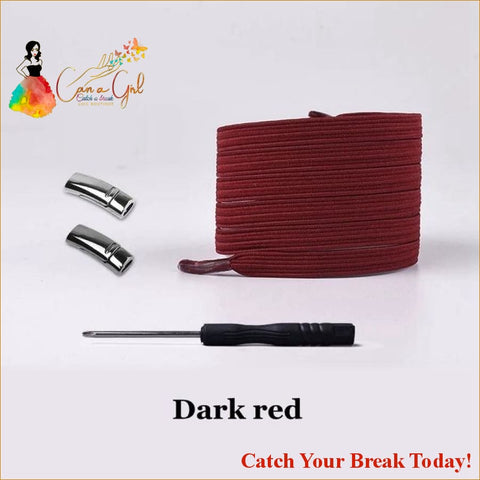 Catch A Break Magnetic Shoelace - Dark red / United States -