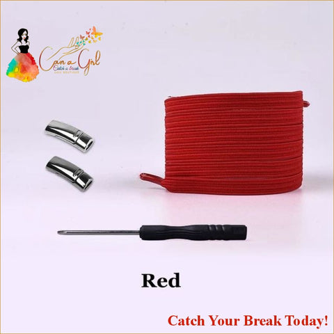 Catch A Break Magnetic Shoelace - Red / United States - 