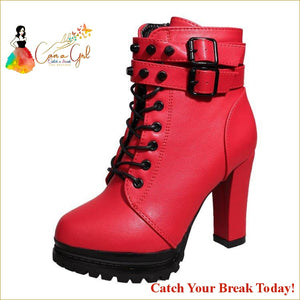 Catch A Break Me Up Motorcycle Boots - Shoes