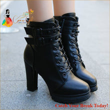 Load image into Gallery viewer, Catch A Break Me Up Motorcycle Boots - Shoes