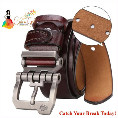 Catch A Break Men Belt Leather Vintage - N71223-2CM / China 