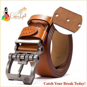 Catch A Break Men Belt Leather Vintage - N71223-3VM / China 