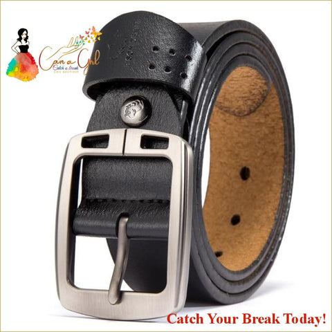 Catch A Break Men Belt Leather Vintage - N70781-1BM / China 