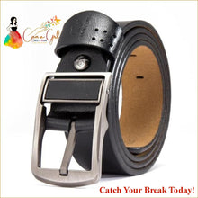 Load image into Gallery viewer, Catch A Break Men Belt Leather Vintage - N70780-1BM / China 