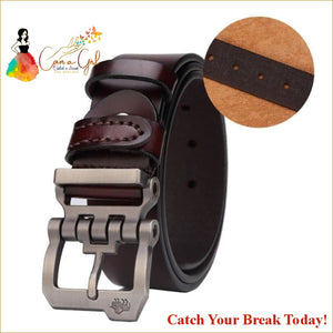 Catch A Break Men Belt Leather Vintage - N71223-2C / China /
