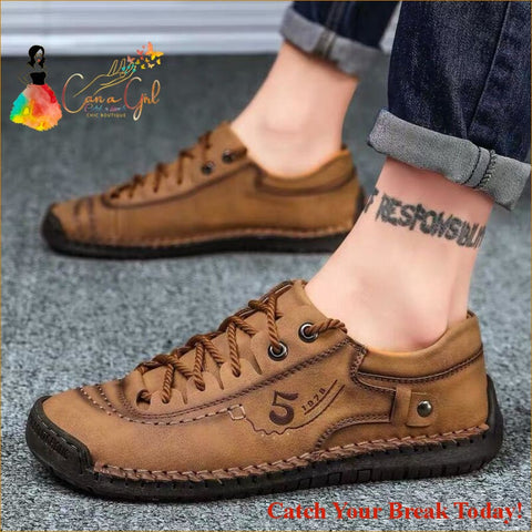 Catch A Break Men Leather Casual Shoes - For Men