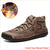 Catch A Break Men Leather Casual Shoes - 9926-Fur Khaki / 