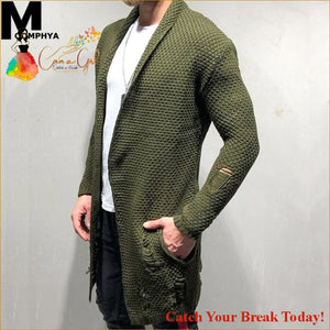 Catch A Break Men Long Style Sweater - clothing