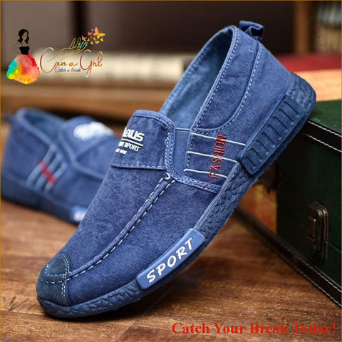 Catch A Break Mens Canvas Shoes Waterproof Shoes - light 