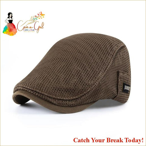 Catch A Break Men’s Mesh Cap - coffee - For Men