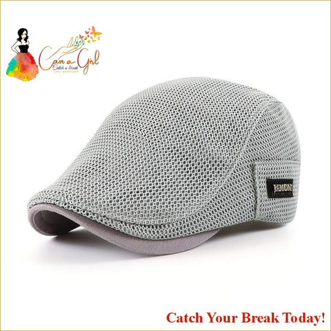 Catch A Break Men’s Mesh Cap - grey - For Men