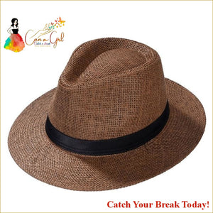 Catch A Break Men’s Retro Wide Brim Hat - C / China - For 