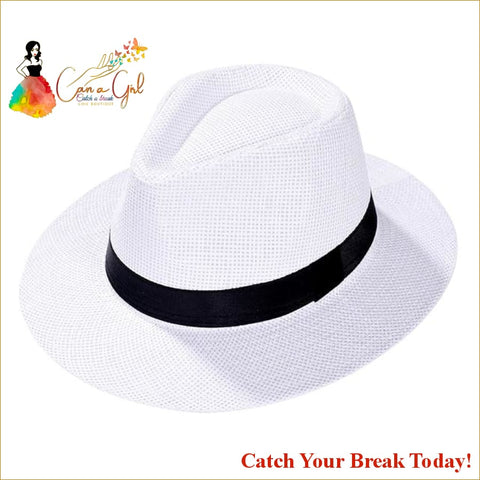 Catch A Break Men’s Retro Wide Brim Hat - AB / China - For 
