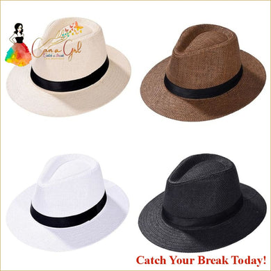 Catch A Break Men’s Retro Wide Brim Hat - For Men