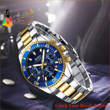 Load image into Gallery viewer, Catch A Break Mens Waterproof Chronograph Wristwatch - 