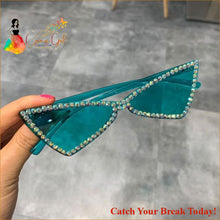 Load image into Gallery viewer, Catch A Break Meow Me Sunglasses - blue / China - 
