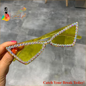 Catch A Break Meow Me Sunglasses - yellow / China - 