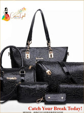 Load image into Gallery viewer, Catch A Break Messenger Bag Set - Black - purses