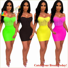 Load image into Gallery viewer, Catch A Break Mini Dress - Clothing
