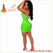 Load image into Gallery viewer, Catch A Break Mini Dress - green / S / United States - 