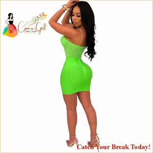 Catch A Break Mini Dress - green / S / United States - 