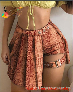 2021 Casual Wear Women’s Sleeveless Short Top and Mini Skirt
