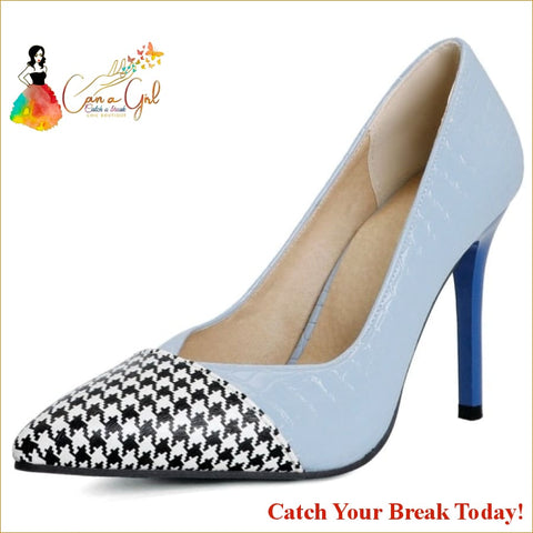 Catch A Break Mixed Colors Sexy Pumps - blue style 2 / 10.5 