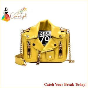 Catch A Break Motorcycle Bags Messenger Bag - Yellow / China