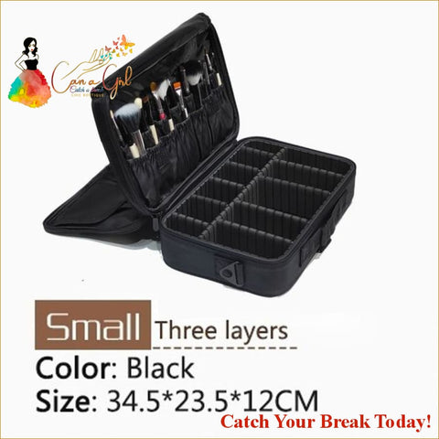 Catch A Break Multi-Storage Professional Cosmetic Case - 