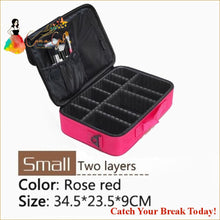 Load image into Gallery viewer, Catch A Break Multi-Storage Professional Cosmetic Case - 