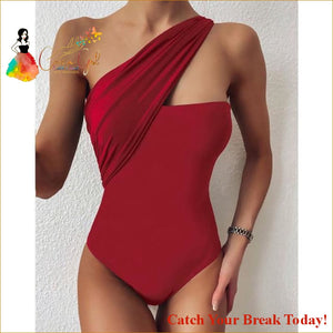 Catch A Break One Shoulder Swimsuit - 20351-03 / S - 